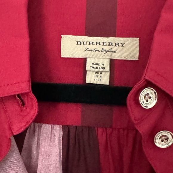 NWT Red Burberry Dress - Picture 3 of 4
